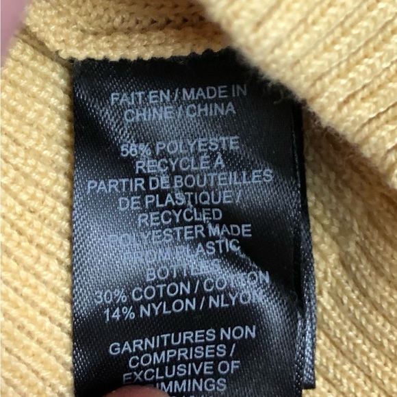 Simons Men’s Yellow Cardigan - Picture 5 of 6